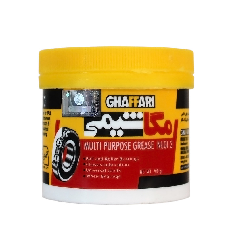 گریس لیتیومی غفاری همه کاره سبز ظرفیت 200 گرمی