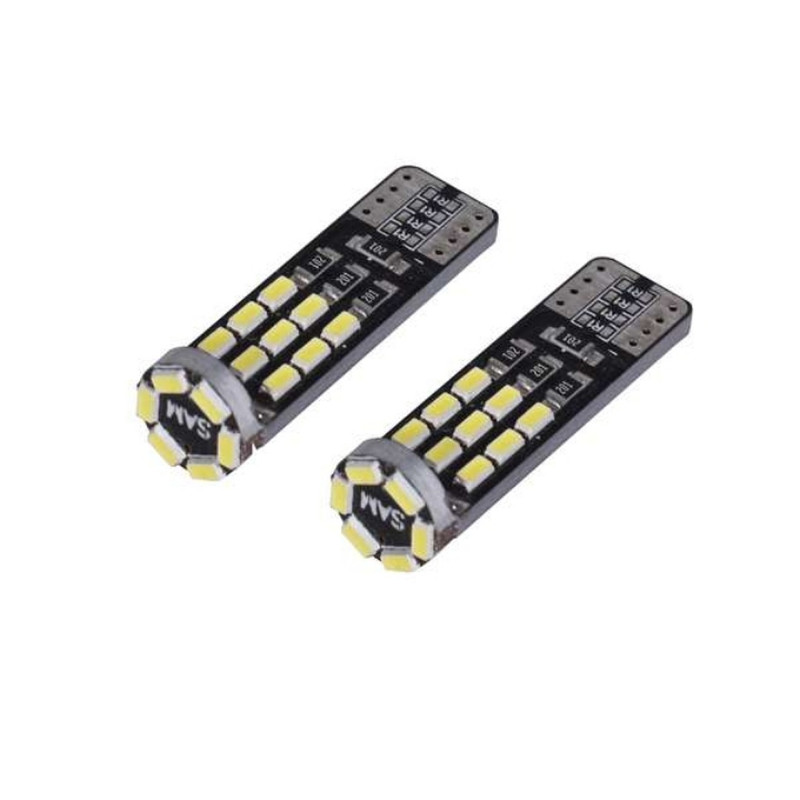 لامپ چراغ کوچک آبی خودرو سام اسپرت مدل 24 SMD BELU بسته 2 عددی